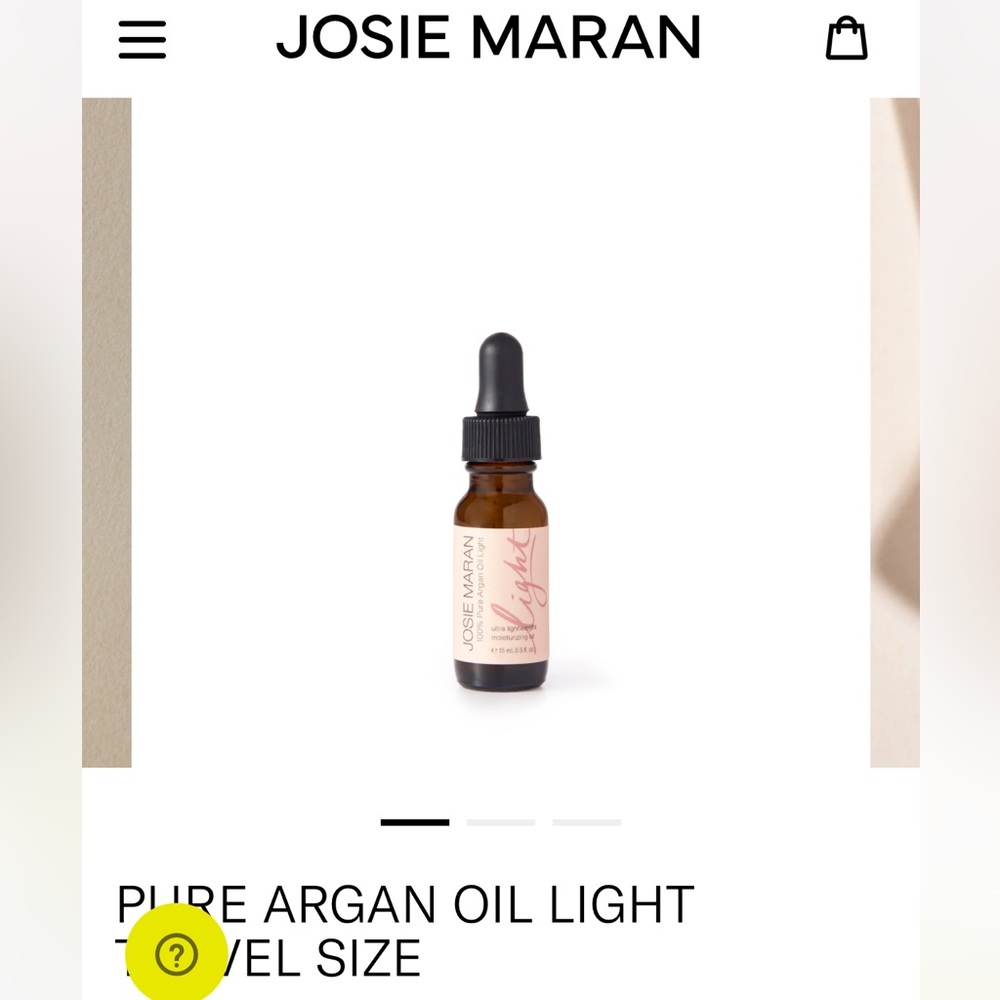 Josie Maran Argan Oil Light Travel Size